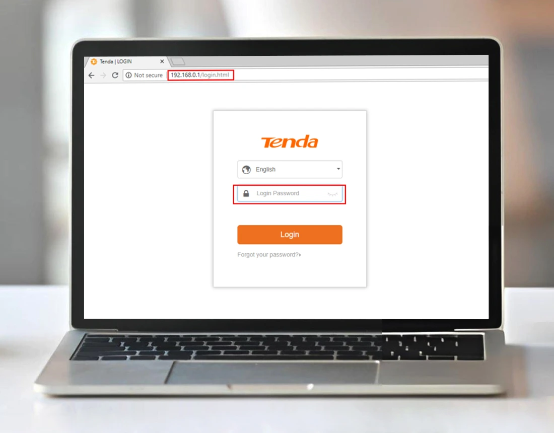 Tenda wifi Login