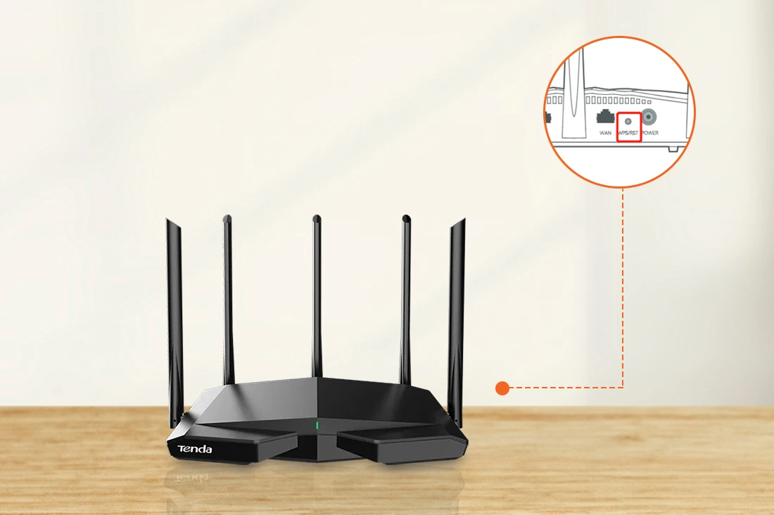 Reset Tenda Router