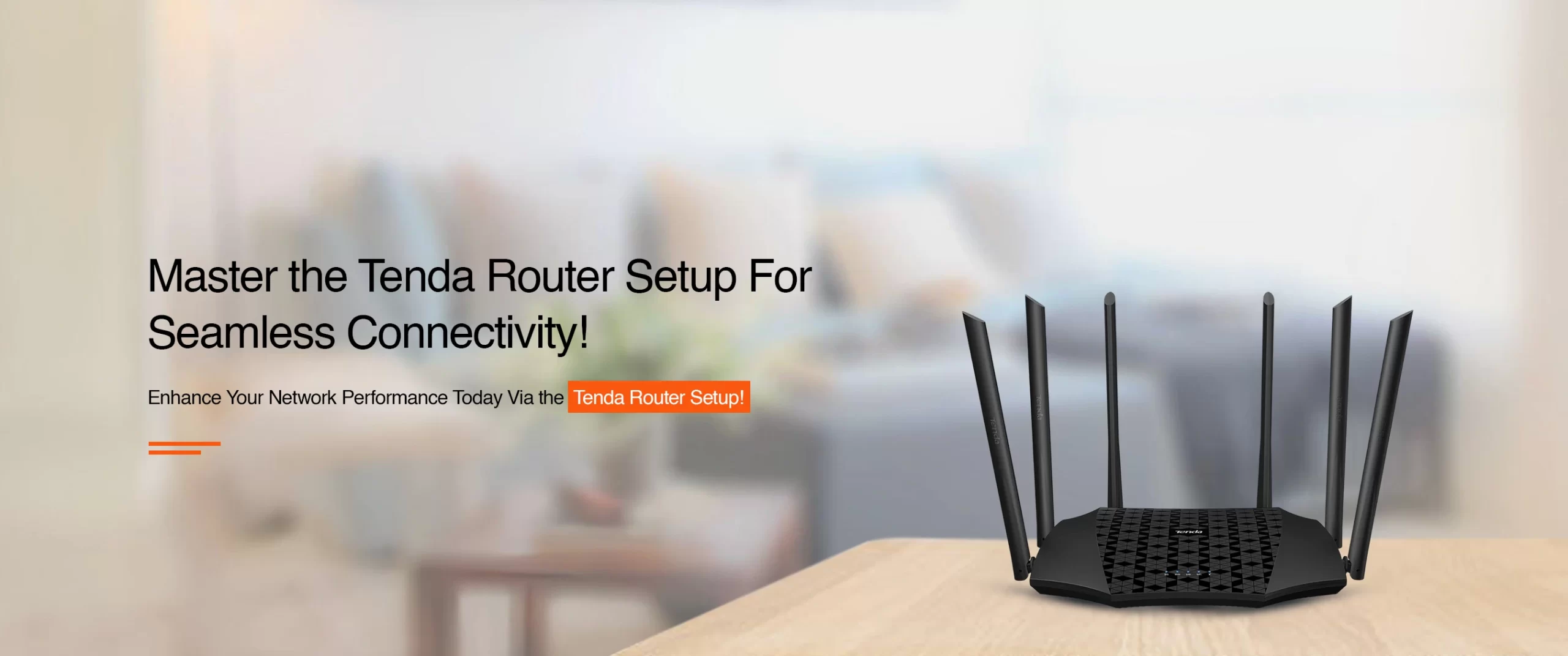 tenda router banner